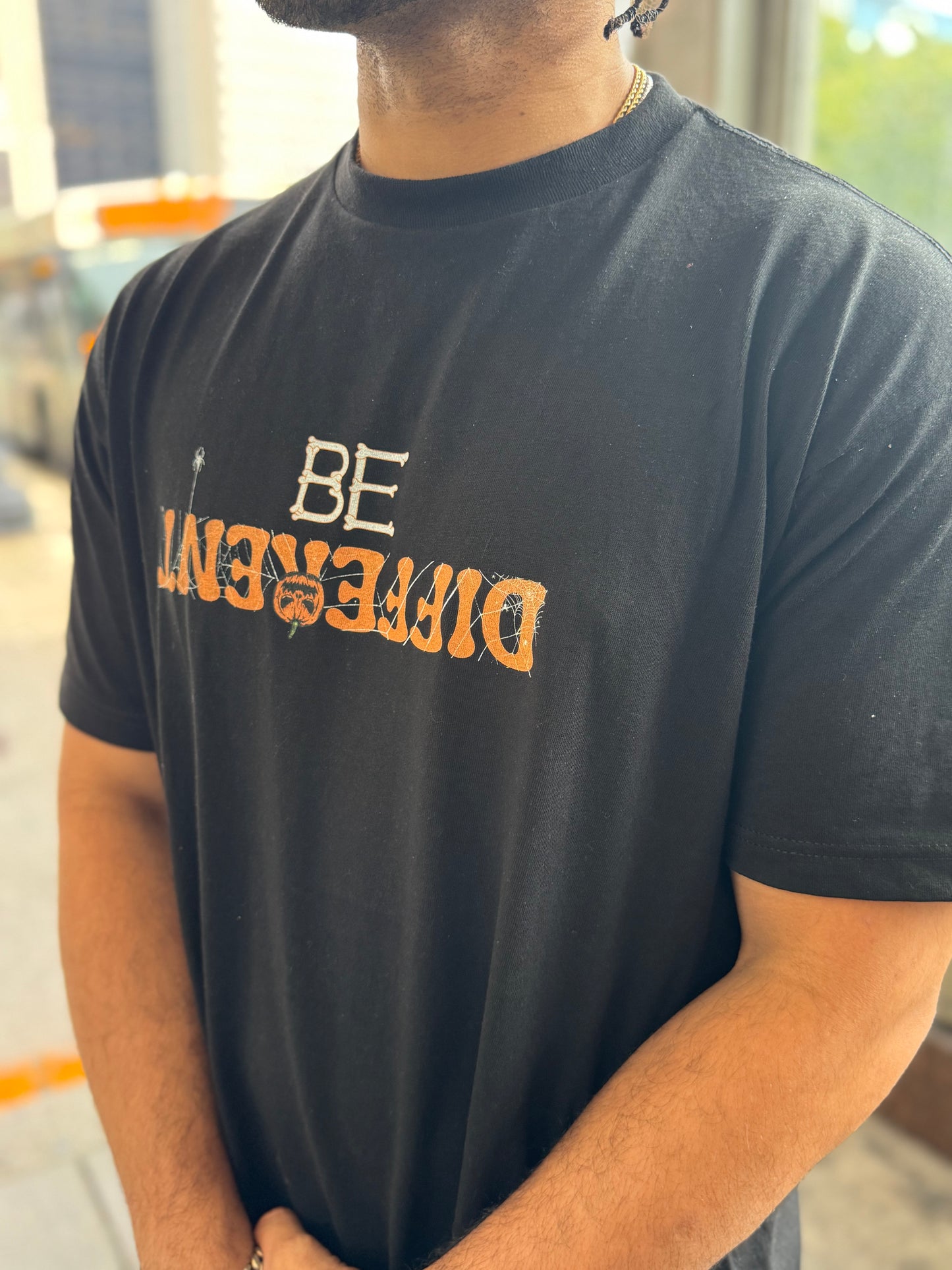 Spooky "Be Different" Cotton T Shirt